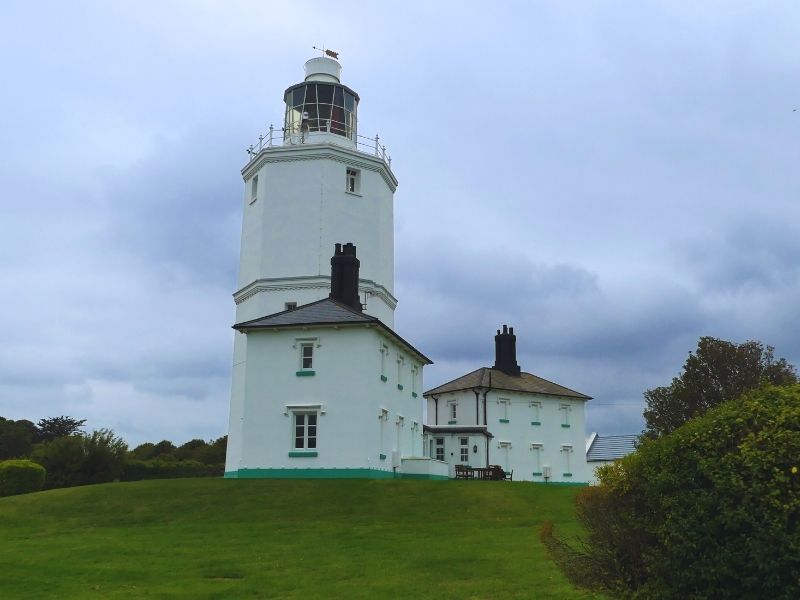 Lighthouse and cottages