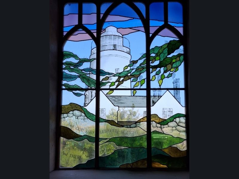 Stained glass window