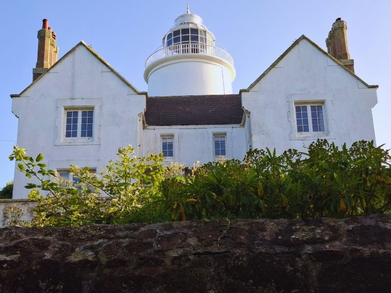 Lighthouse and cottages at St Agnes
